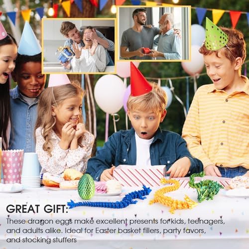 Laser Yellow Green dragon egg home decor desk toy