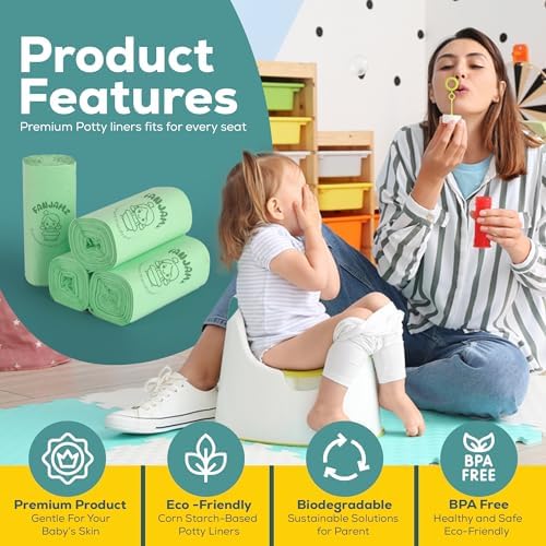 Fanjamz portable toilet bags showing leak-proof material detail