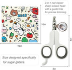 Safe bonding pouch wrap for small exotic pets being treated or groomed.