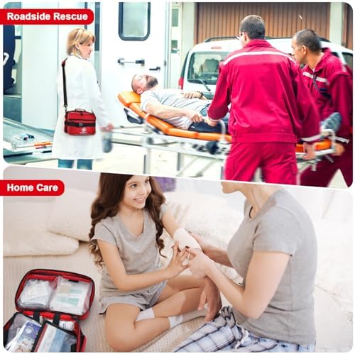 Poygik professional medical supplies spread out for outdoor hiking safety.