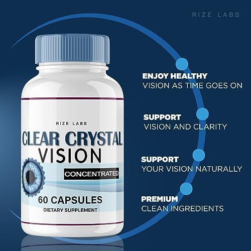 Rize Labs Clear Crystal Vision 300 capsules multi-pack containers