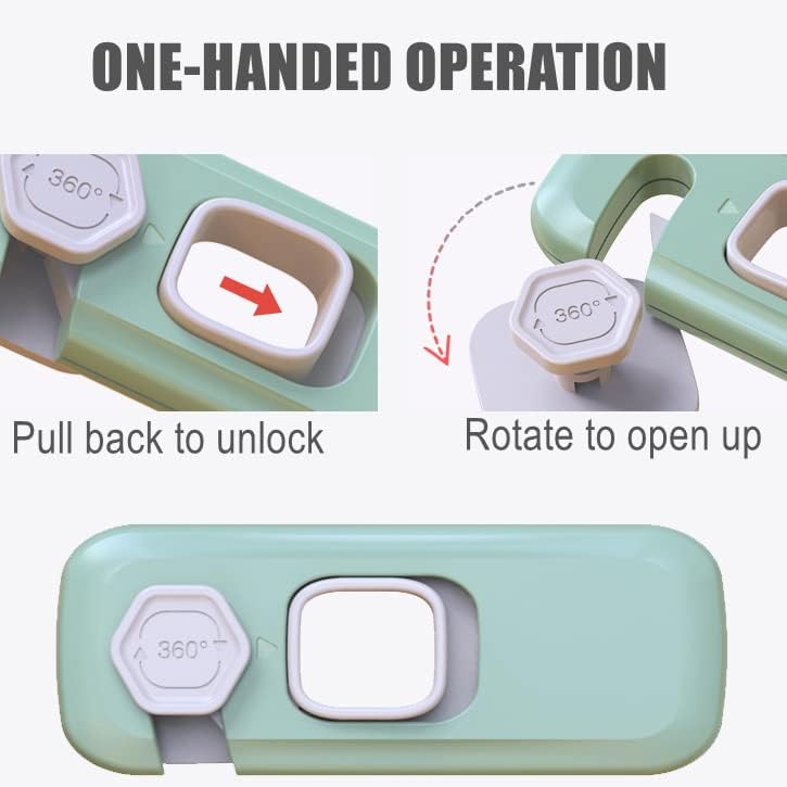 Qyeswhsr fridge lock installed on white kitchen appliance