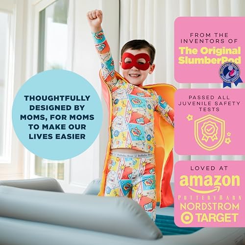 SlumberPod SlumberTot premium toddler bed two-piece construction with inner mattress separating from frame.