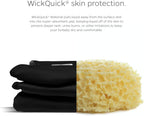 Pet Parents Extendrs attached to an extra large black dog diaper for a custom waist fit