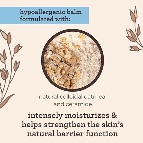 Hypoallergenic fragrance-free baby eczema balm with NEA Seal of Approval