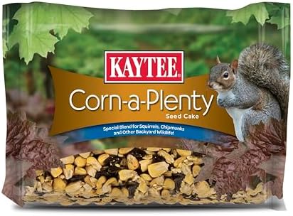 Kaytee wildlife food block with corn and peanuts close up