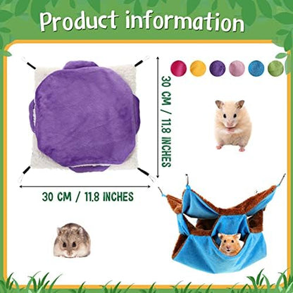 Jerify three layer plush ferret bed hanging in cage