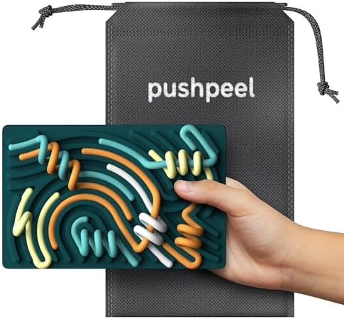 The reverse side of the double sided sensory board highlighting the intricate swirling patterns designed for tactile anxiety relief