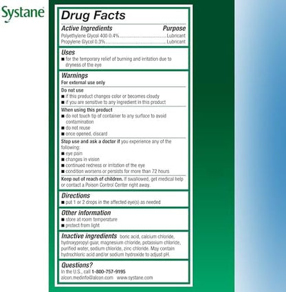 Authentic Systane USA import bottle for Indian consumers seeking premium eye care