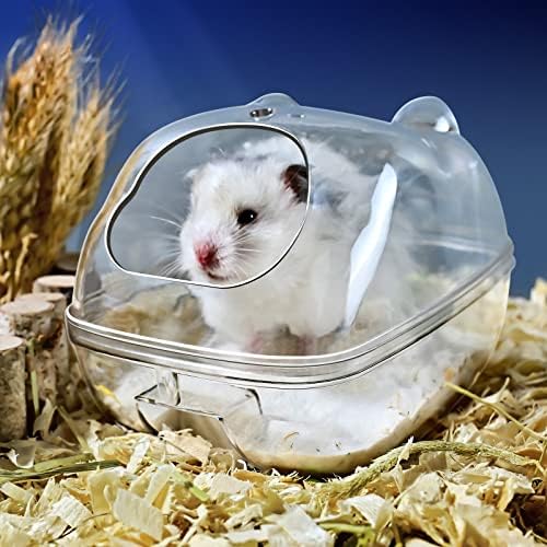 Lazyyzal small animal habitat decor sand container