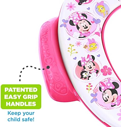 Minnie Mouse potty training seat with pink handles
