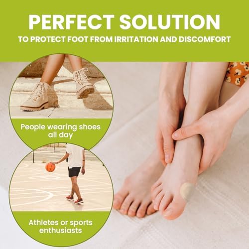 Waterproof foot cushions for runners and active individuals using moleskin