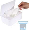 Eiszhjk wipes dispenser front view in white