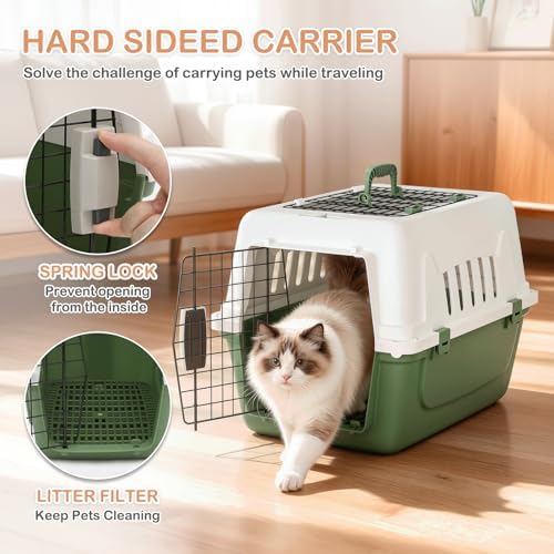 MoNiBloom cat carrier showing three hundred and sixty degree ventilation slits