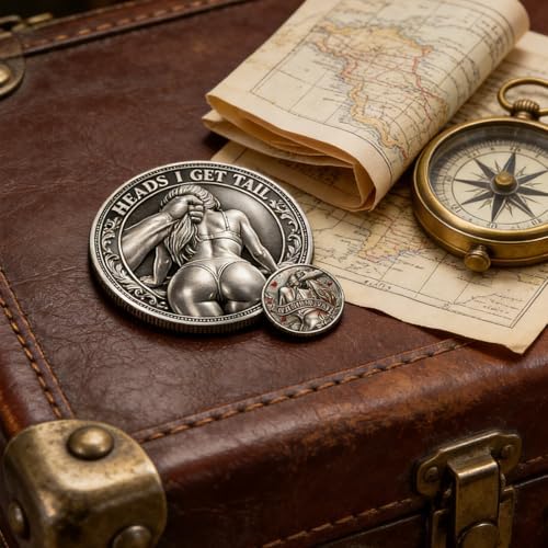 AuoiliouA authentic imported couples novelty keepsake coin collection packaged safely