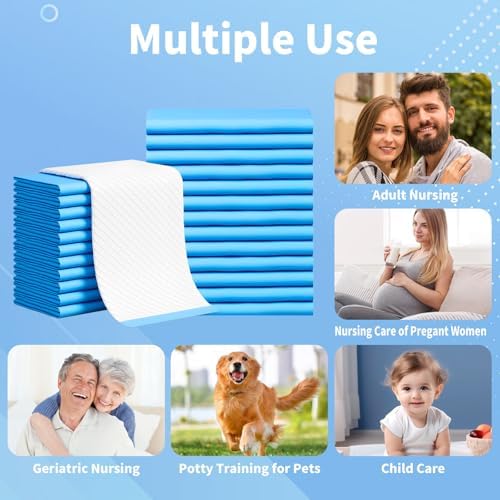 Xcrui 100 pack disposable changing pads full set layout