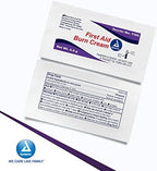 Applying Dynarex burn cream to a minor skin scrape for pain relief.