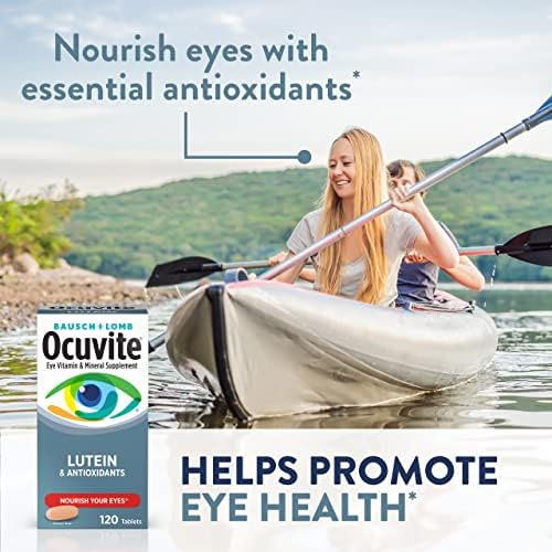Bausch And Lomb Ocuvite tablets closeup texture view