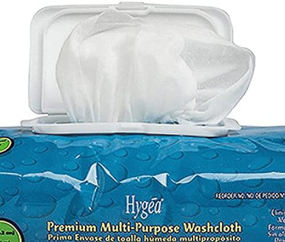 Hygea Premium Multi-Purpose Washcloths 6-Pack; 60 Count with Aloe and Vitamin E - Image 4
