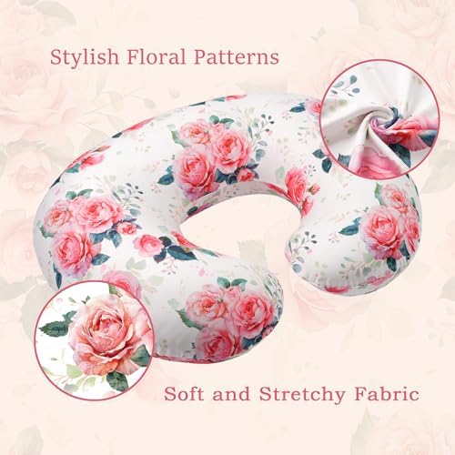 Wirein breastfeeding pillow slipcover fabric texture closeup