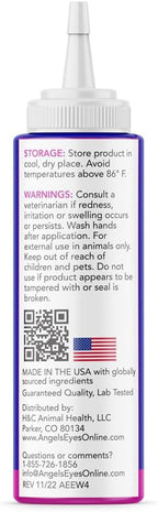 Premium authentic Angels' Eyes product for sensitive dog and cat eyes
