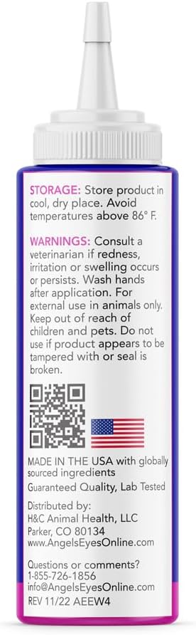 Premium authentic Angels' Eyes product for sensitive dog and cat eyes