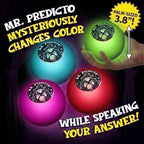 Side profile of Kamhi World talking prediction ball