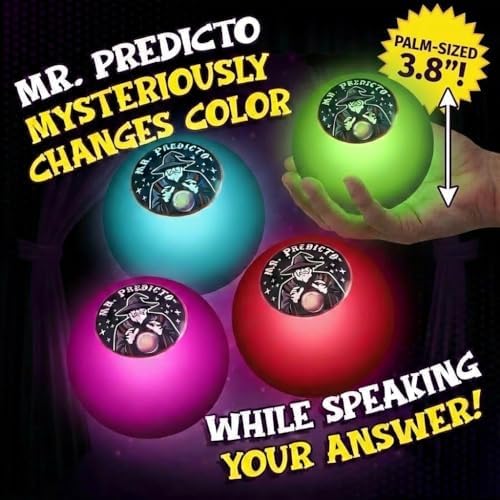 Side profile of Kamhi World talking prediction ball