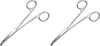 Millers Forge 5.5 inch curved hair puller close up of precision tip