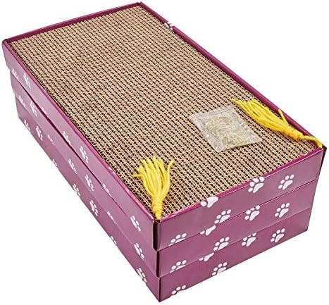 PEEKAB reversible cat scratch pad angled view