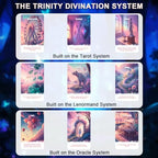 Back design of the pink themed tarot and oracle cards for relationship readings.