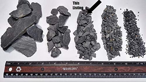 Natural slate stones for model railroad and wargaming terrain