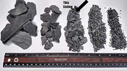 Natural slate stones for model railroad and wargaming terrain