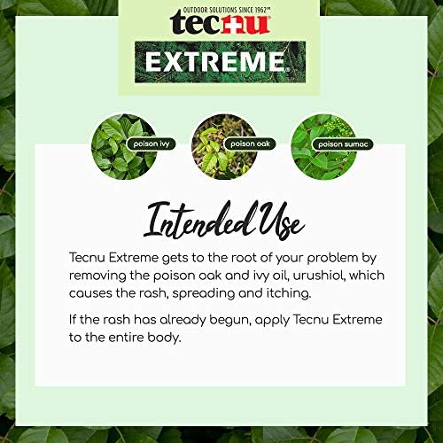 Tecnu Extreme medicated exfoliating scrub tube for urushiol oil removal.