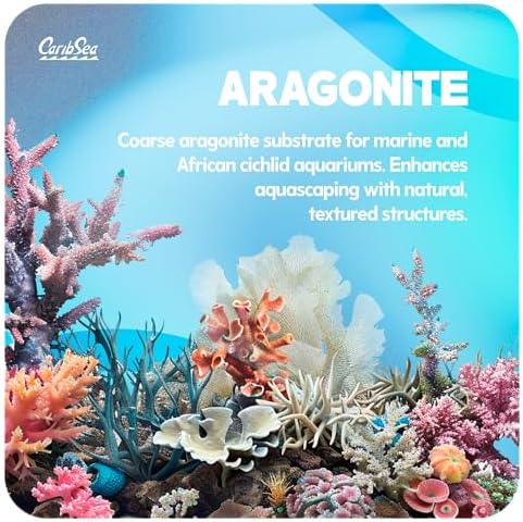 CaribSea Crushed Coral packaging details and branding