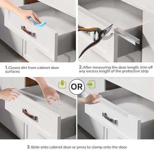 Magicheap cabinet door edge protector for scratch prevention