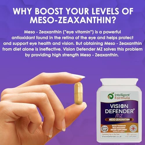 Intelligent Formula ocular health supplement label details