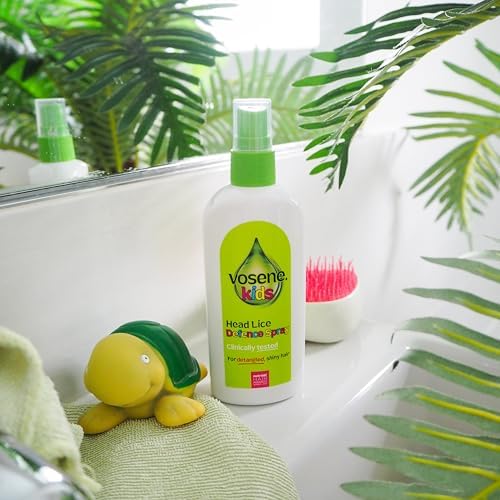 Childrens leave in hair detangler spray with citronella and tea tree oil.