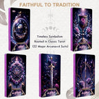 Luxe storage box for Bqlxbablt purple rose tarot deck