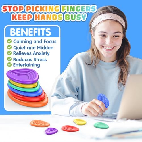 Hepoasky colorful articulated slug sensory toy for stress relief