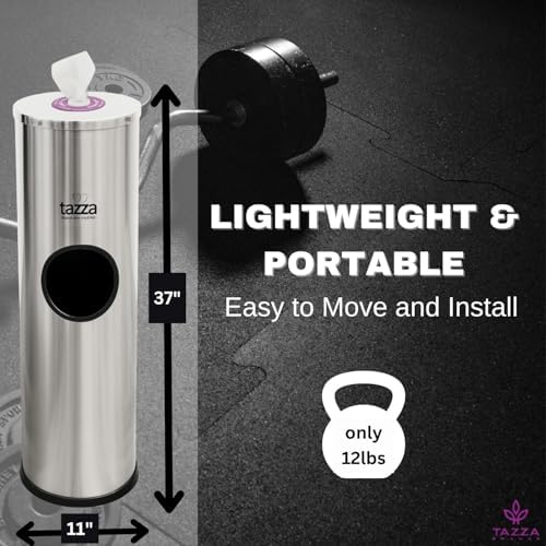 Tazza wipe dispenser showing lift-off access design