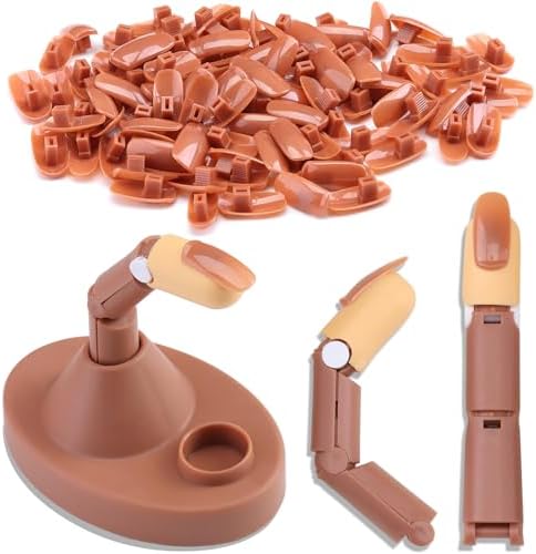 Deciniee acrylic nail practice kit with adjustable finger and base stand