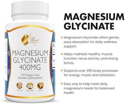 High absorption chelated magnesium capsules for muscle relaxation