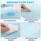Close up of quilted absorbent surface on Extrapins changing pad
