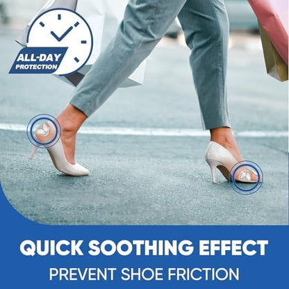Pack of twenty skin friendly self adhesive bunion protectors spread out
