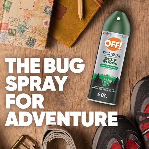 OFF! Deep Woods aerosol spray bottle back panel with instructions