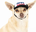 USA Collection, PupLid Trucker Hats for Dogs (Large) Premium Stylish Sun Protection for The Modern Dog - Adjustable for Secure Comfortable Fit on Active Dogs (Blue, Eagle) - Image 11