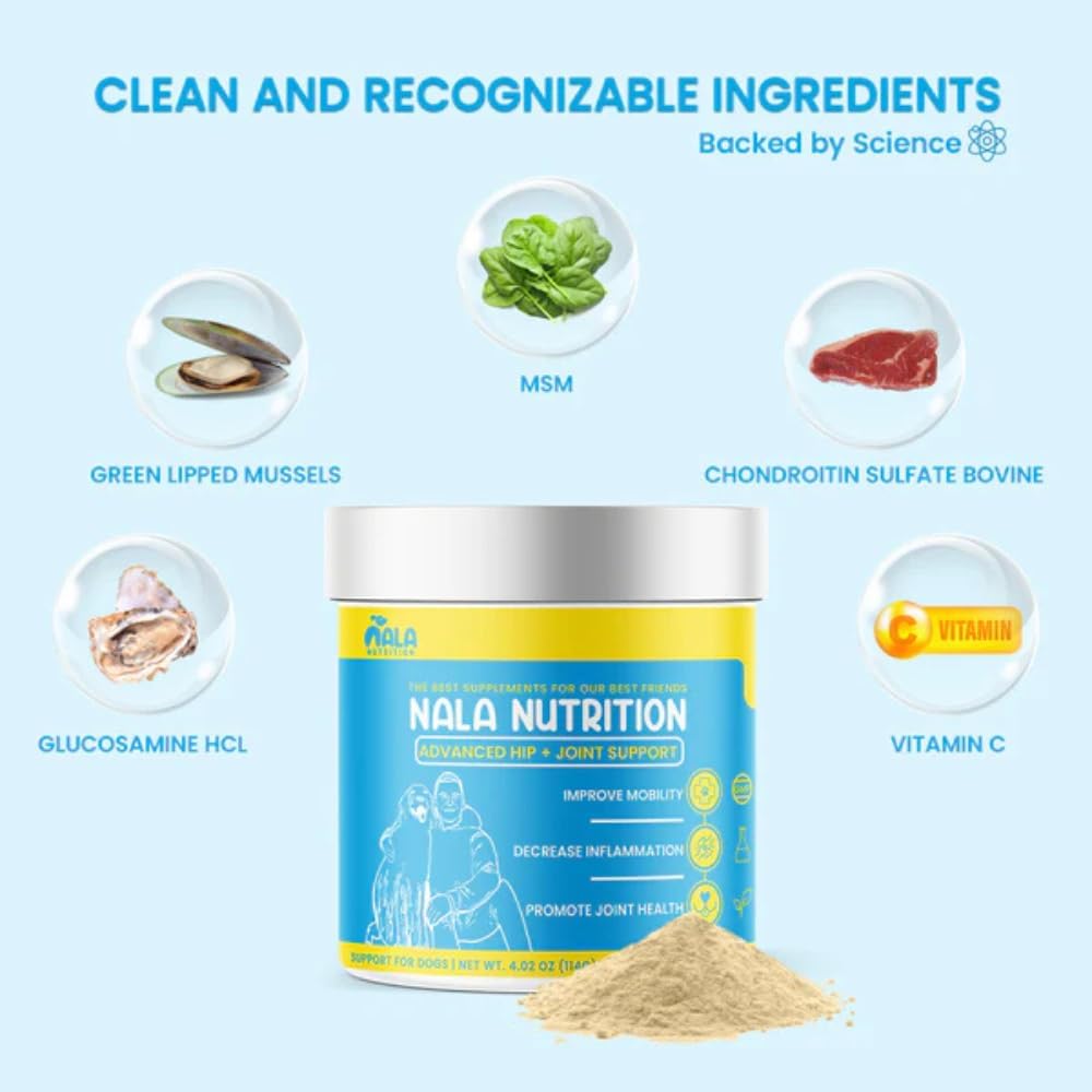 Nala Nutrition powder supplement with silver lid