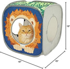 Kitty City jungle cat house showing flexi-frame structure