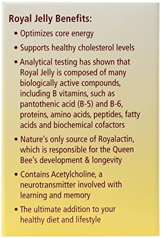 BeeAlive non freeze dried royal jelly supplement display